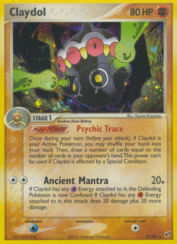 Claydol — illustrated card