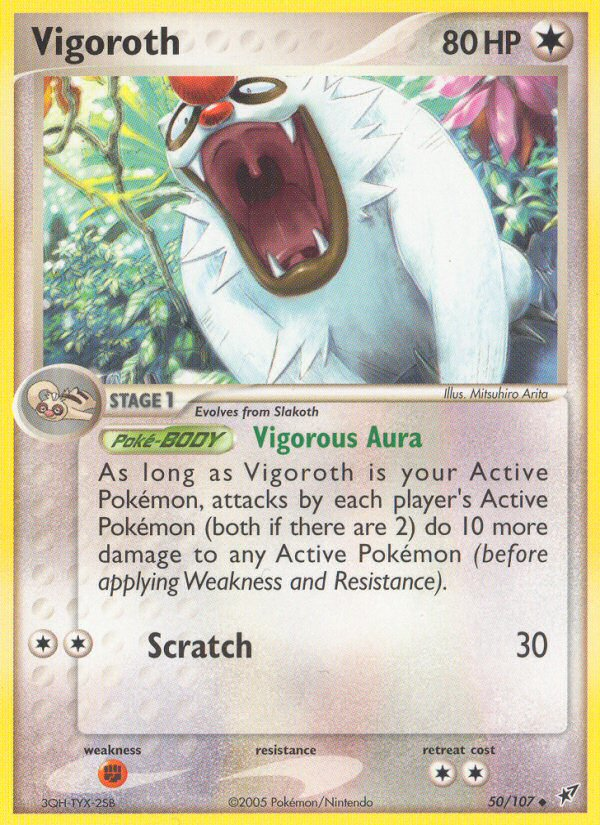 Vigoroth — illustrated card
