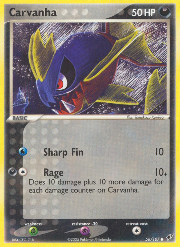 Carvanha — illustrated card