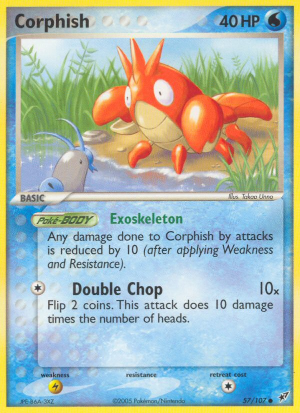 Corphish — illustrated card