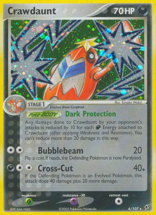 Crawdaunt — illustrated card
