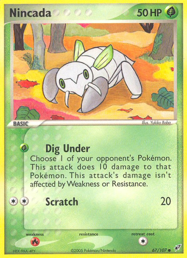 Nincada — illustrated card
