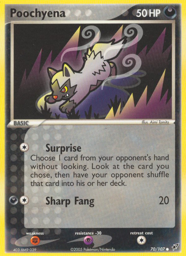 Poochyena — illustrated card