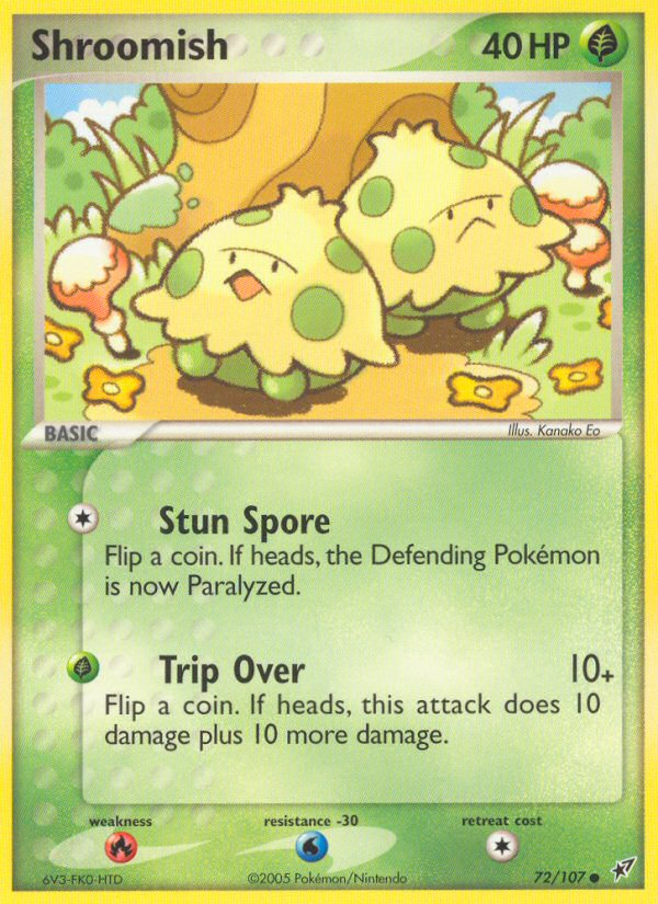 Shroomish — illustrated card