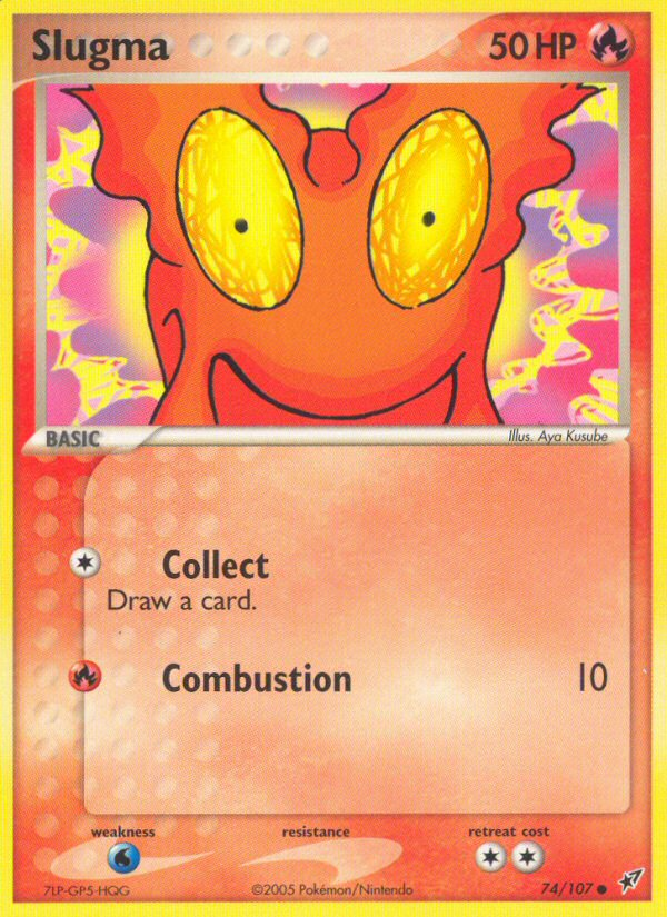 Slugma — illustrated card
