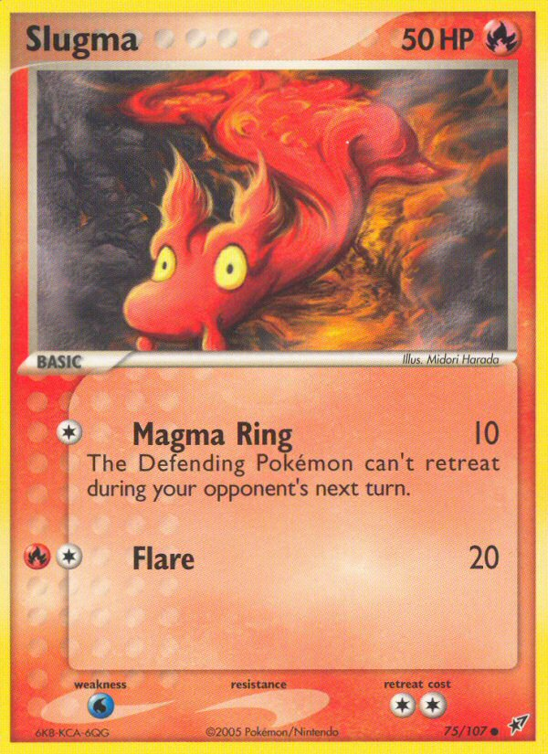 Slugma — illustrated card
