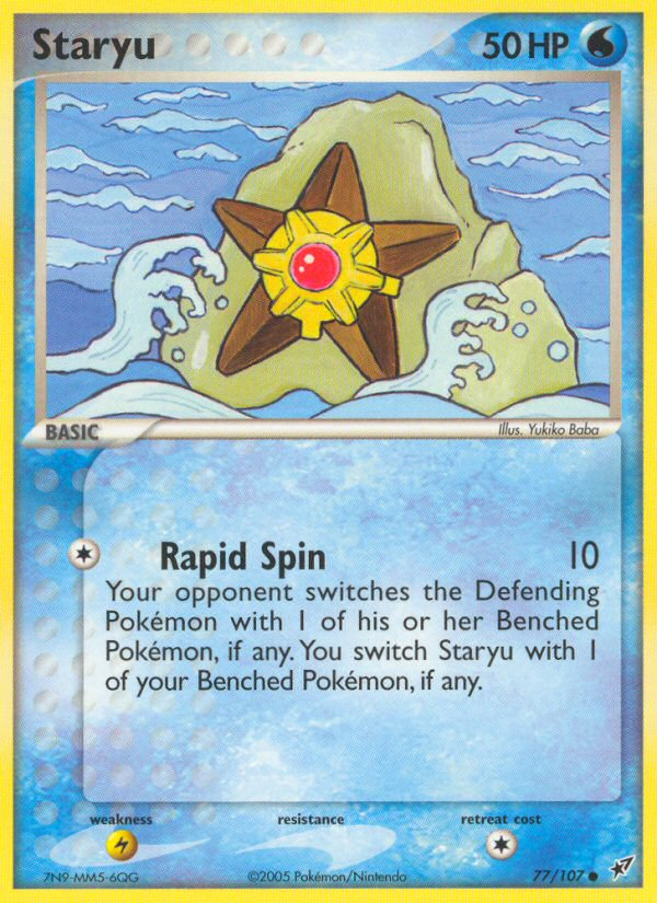 Staryu — illustrated card