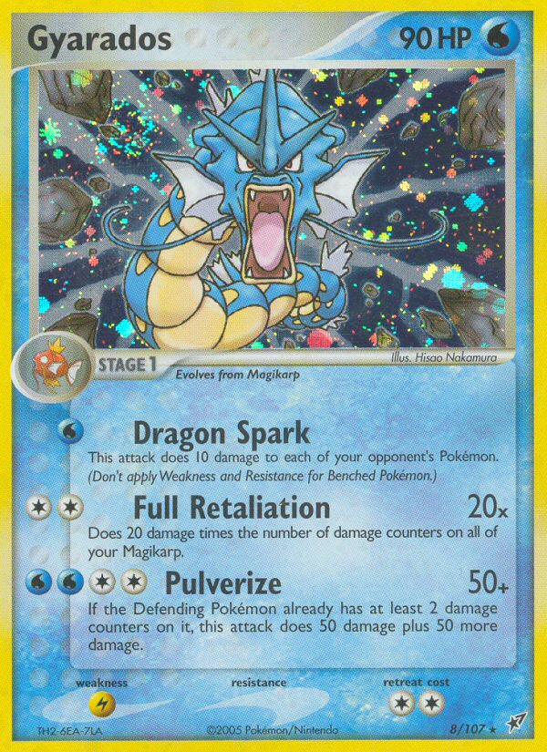 Gyarados — illustrated card