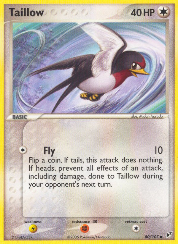 Taillow — illustrated card