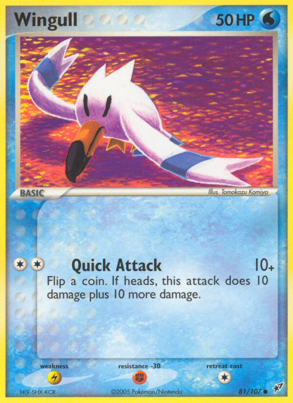 Wingull — illustrated card