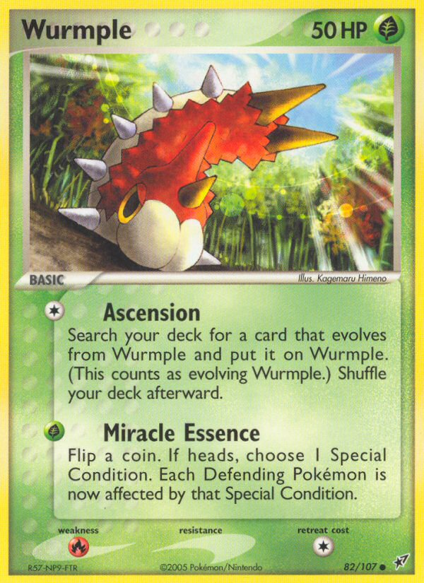 Wurmple — illustrated card