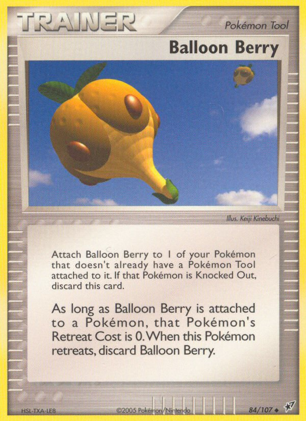 Balloon Berry — illustrated card