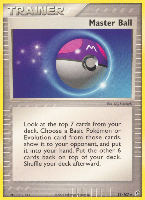 Master Ball — illustrated card