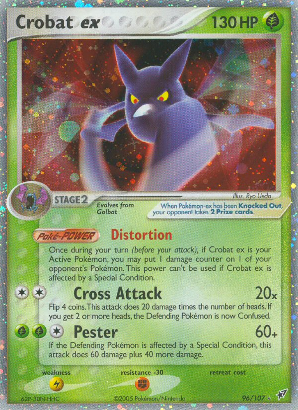Crobat ex — illustrated card