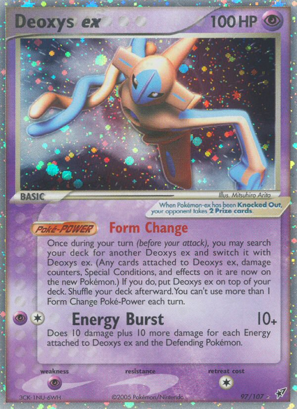 Deoxys ex — illustrated card