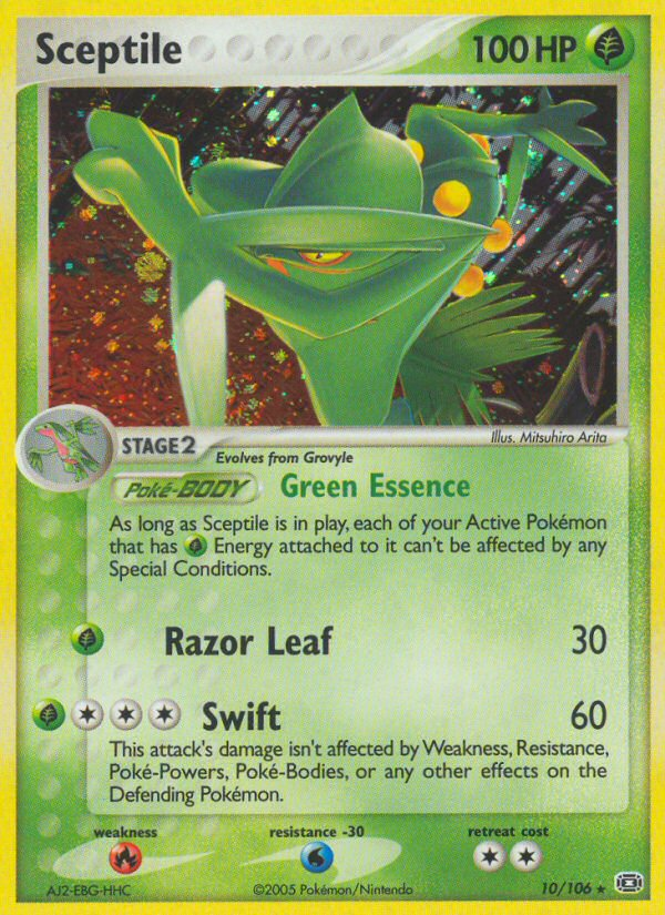 Sceptile — illustrated card