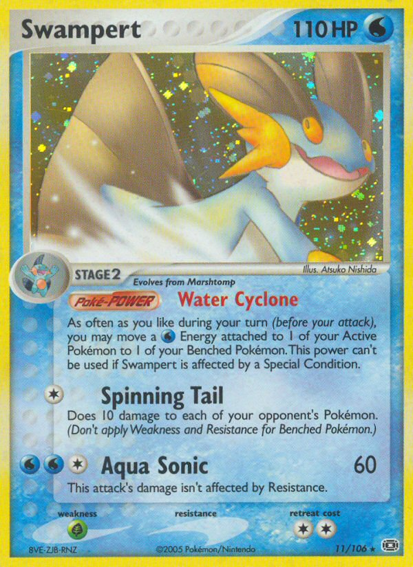 Swampert — illustrated card
