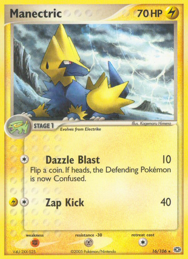 Manectric — illustrated card
