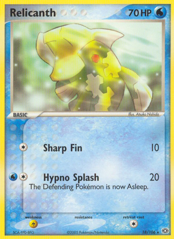 Relicanth — illustrated card