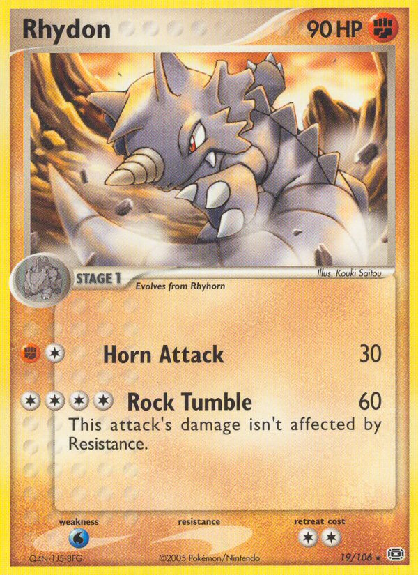 Rhydon — illustrated card