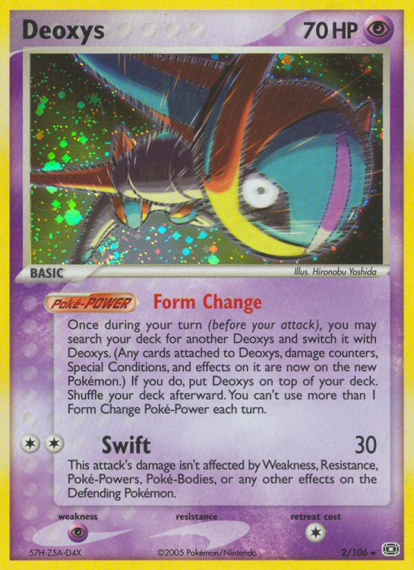 Deoxys — illustrated card