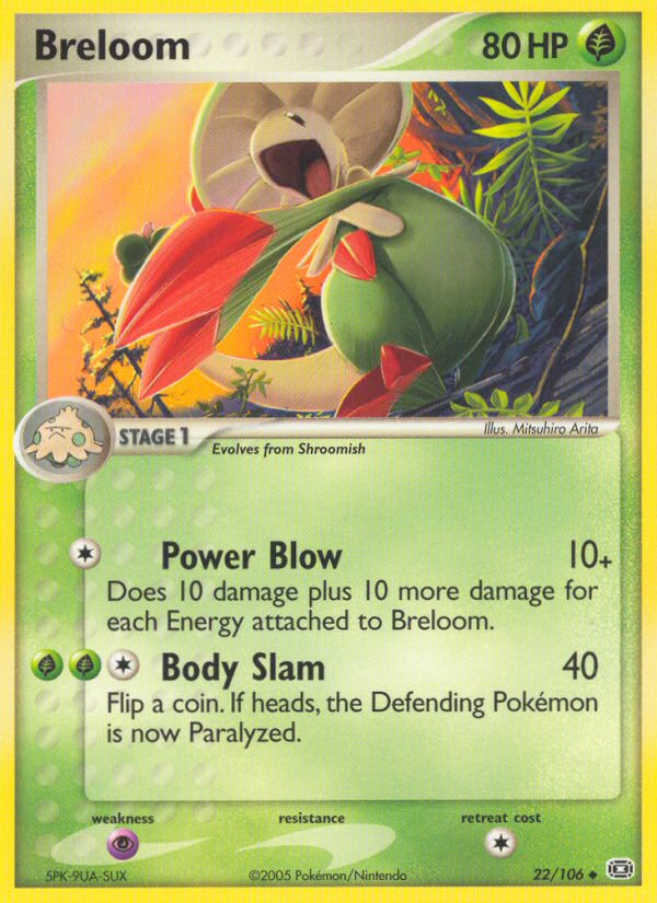 Breloom — illustrated card