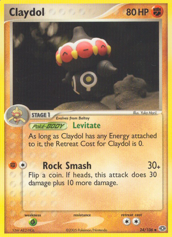 Claydol — illustrated card