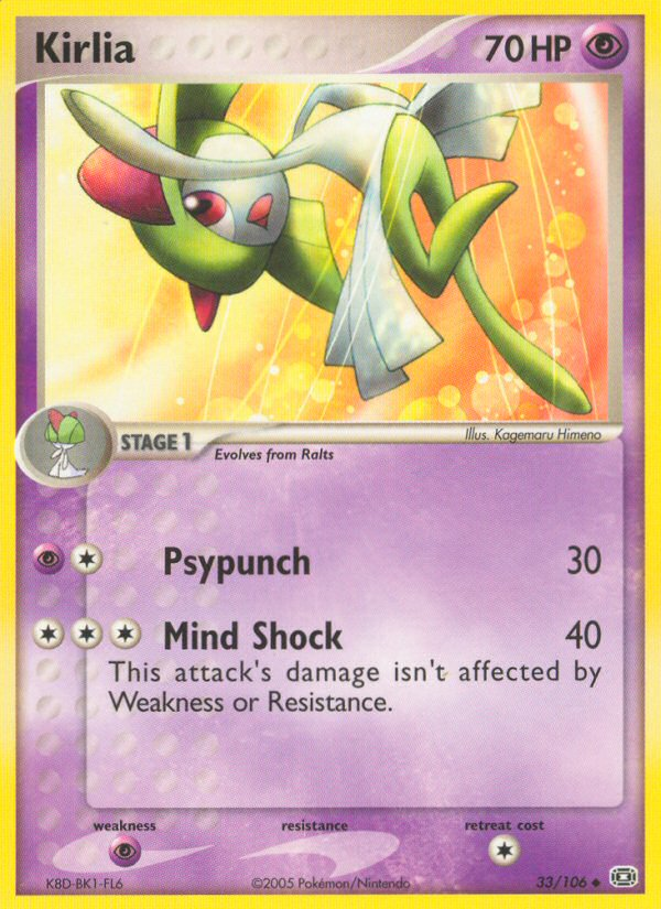 Kirlia — illustrated card