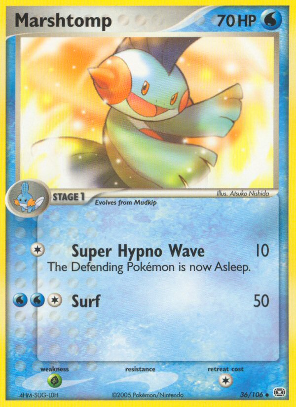 Marshtomp — illustrated card