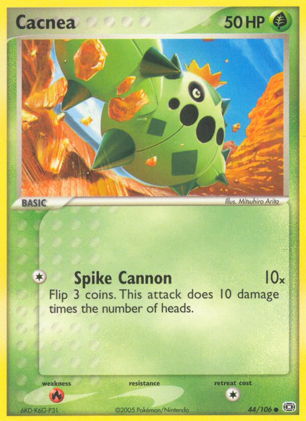 Cacnea — illustrated card