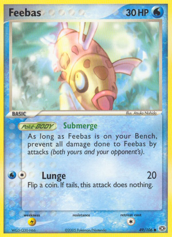 Feebas — illustrated card