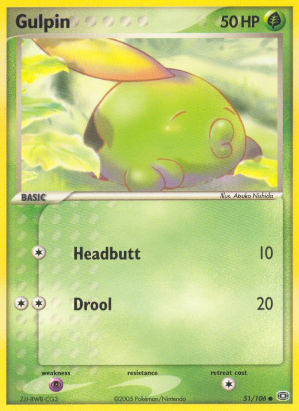 Gulpin — illustrated card