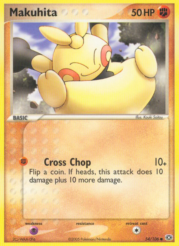 Makuhita — illustrated card