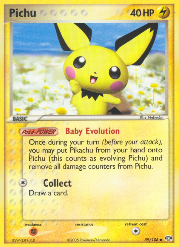 Pichu — illustrated card