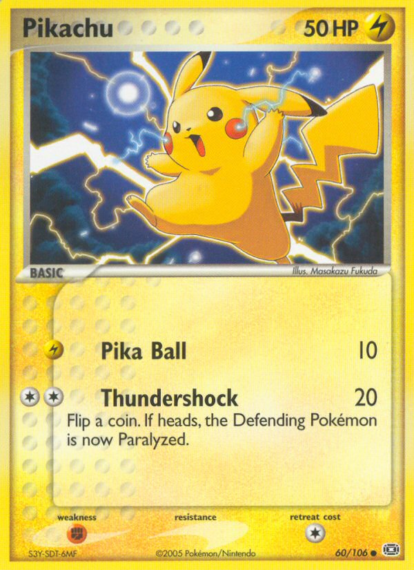 Pikachu — illustrated card