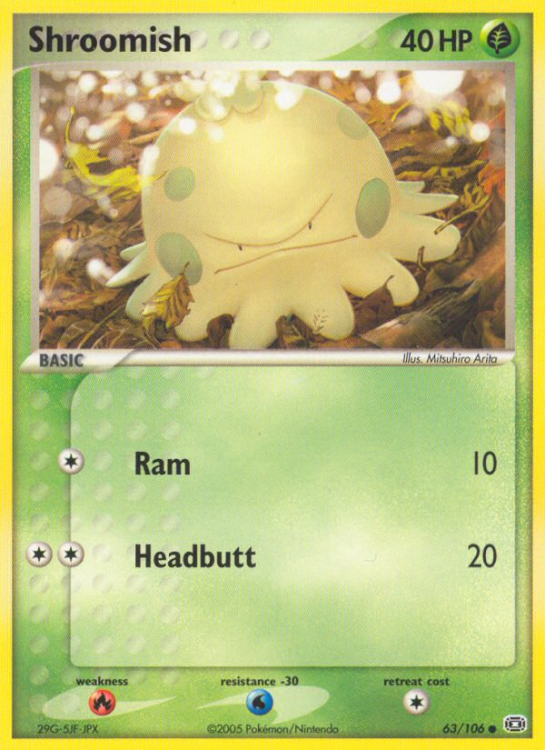 Shroomish — illustrated card