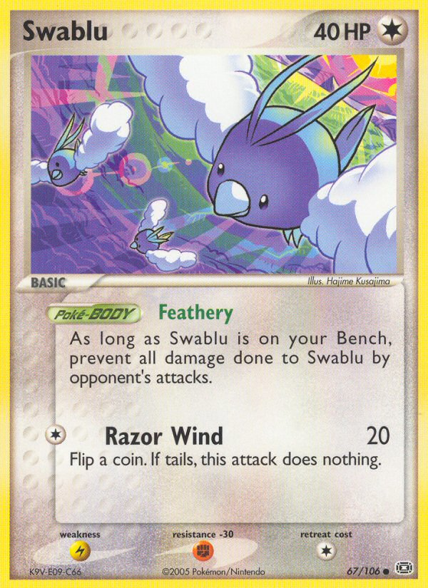 Swablu — illustrated card