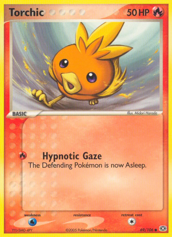 Torchic — illustrated card