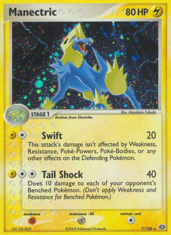Manectric — illustrated card