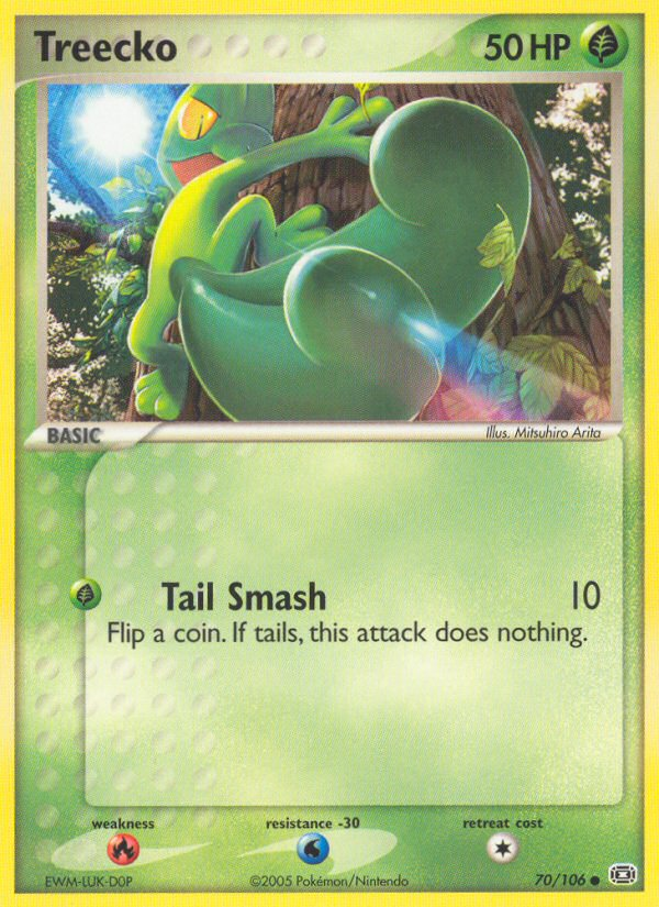 Treecko — illustrated card