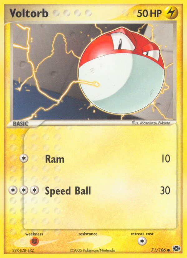 Voltorb — illustrated card