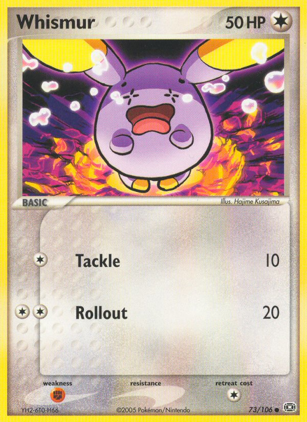 Whismur — illustrated card