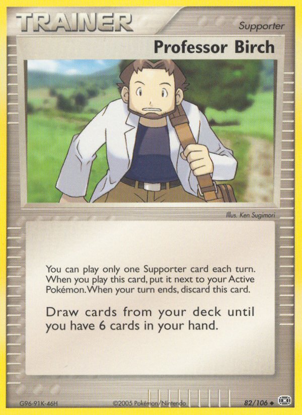 Professor Birch — illustrated card
