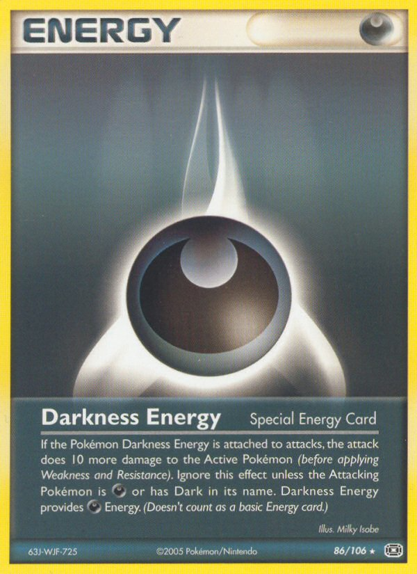 Darkness Energy — illustrated card