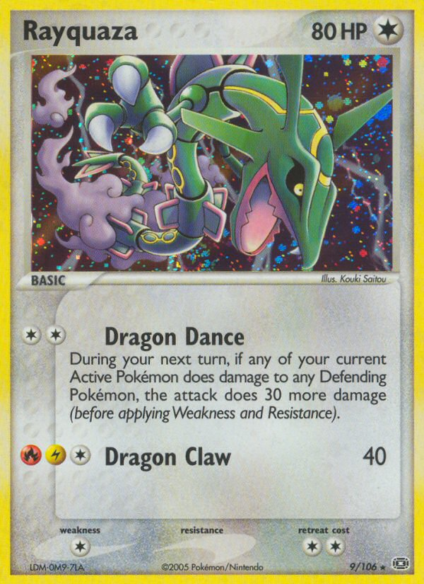 Rayquaza — illustrated card