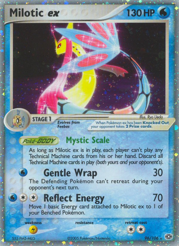 Milotic ex — illustrated card