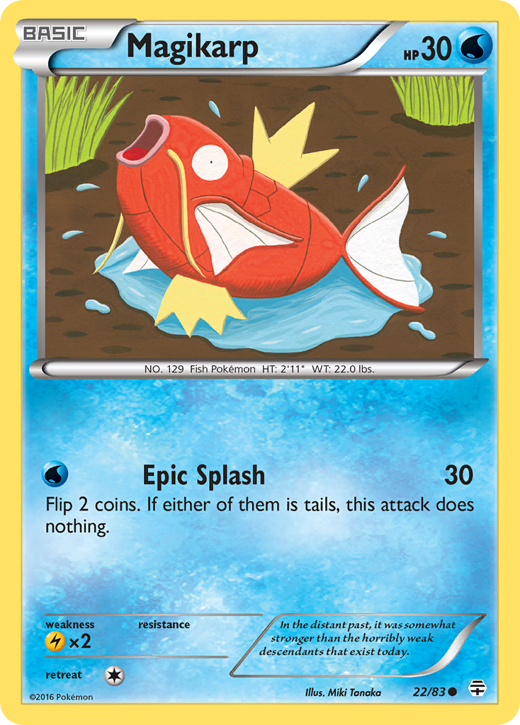 Magikarp — illustrated card