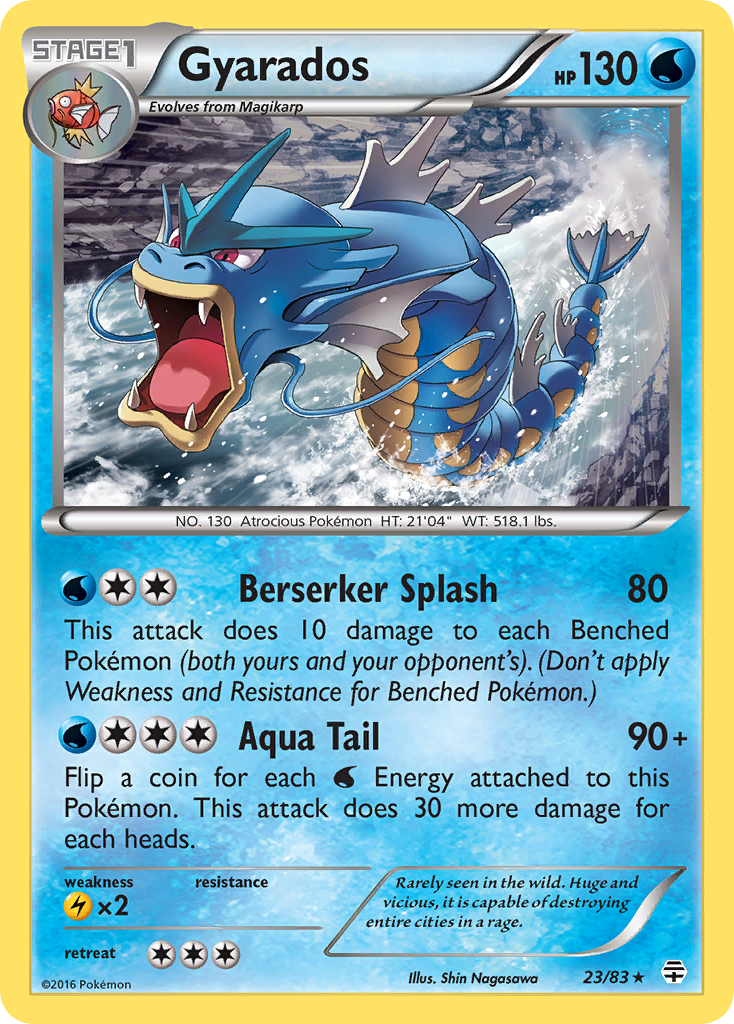 Gyarados — illustrated card