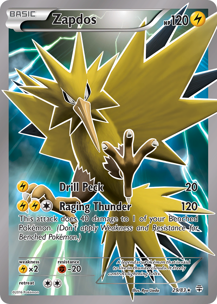 Zapdos — illustrated card