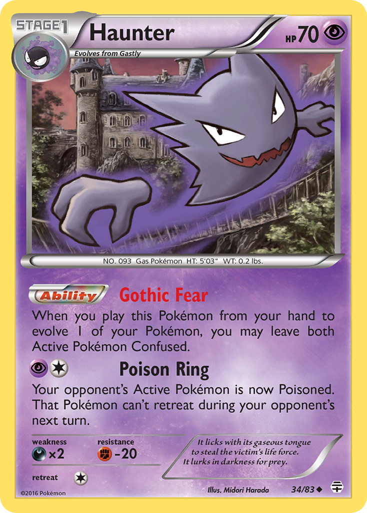 Haunter — illustrated card